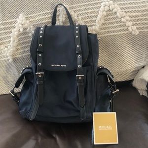 Black Leila mini backpack